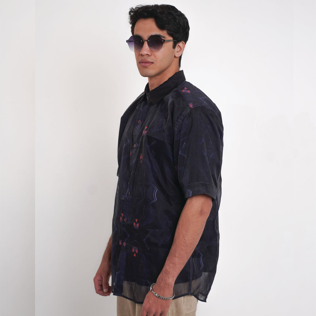 Glitched Print Shirt